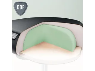 Ergo actieve Zitkruk comfort wieltjes zwart - 6