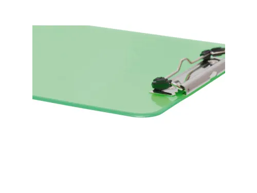 Klembord MAUL A4 staand transparant PS neon groen