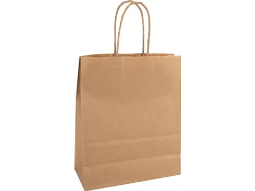 Papieren zak, ft 32 x 12 x 41 cm, bruin