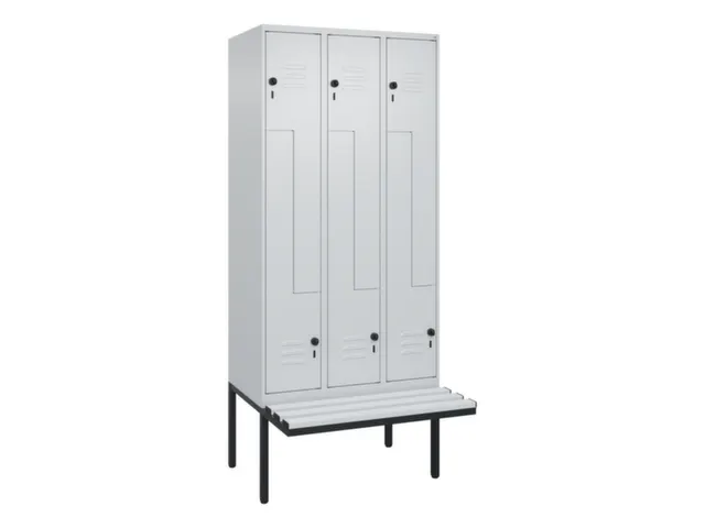 armoire vestiaire Z HxlxP 2120x900x815mm 6compart.