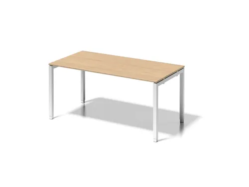 In hoogte verstelbaar bureau,HxBxD 650-850x1600x800mm,blad esdoorn