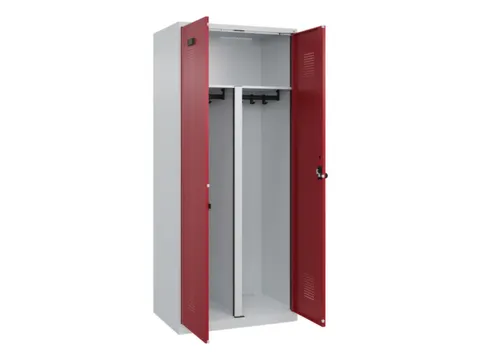 PBM-locker,HxBxD 1850x800x500mm,2vak,vak B 400mm,draaigrendel