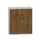 Kantoorkast 1150x1000x430mm Decor Romp Lichtgrijs Decor Front Noten