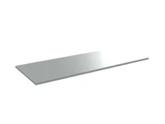 werkblad,BxD 1600x800mm,v. paktafel,blad grijs
