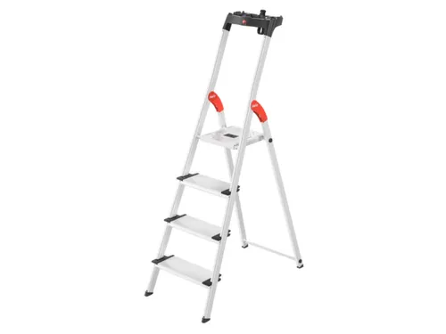 veiligheidsladder,eenzijdig,4 XXL treden,Stand H 0,84m,balk L 1,62m