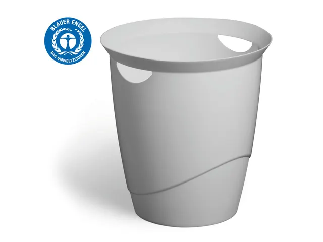 Afvalbak ECO 16 Liter rond Grijs
