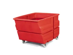 Multifunctionele bak,HxLxB 900x1340x1030mm,800l,PE,rood