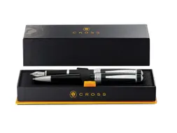Schrijfset Cross balpen en vulpen Bailey medium zwart