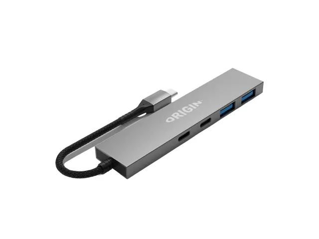 Origin Storage OS-HUB-USB3/C, Bedraad, USB 3.2 Gen 1 (3.1 Gen 1) Type-