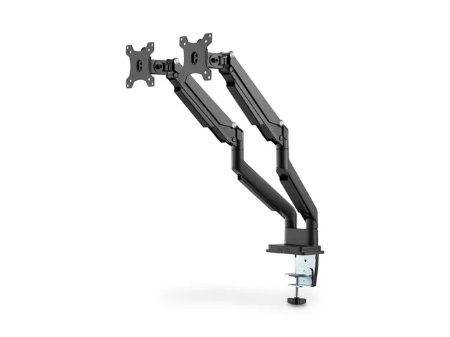 Monitorarm Digitus 2 Schermen met Gasveer en Klem
