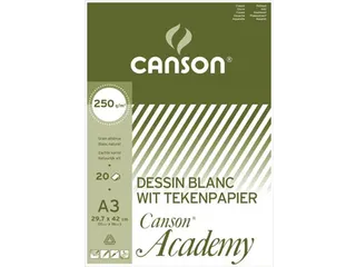 tekenpapier Academy 250 g 29,7 x 42 cm A3 20 vel - 1