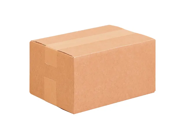 Boîte américaine pliable Simple cannelure C Brun 400x300x300mm 20pcs
