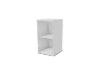 kantoorstelling,opbouwelement,HxBxD 740x400x445mm,Bl-wit - 2