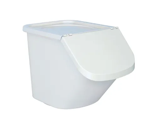 ingrediëntendispenser HxBxD 450x430x610mm 40l PP bak/deksel wit/wit
