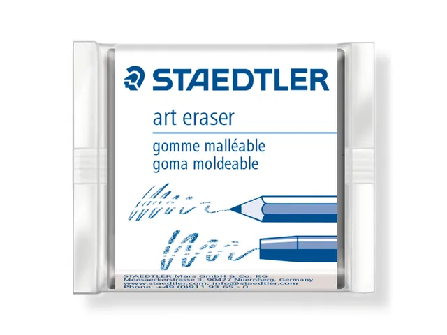 Kneedgum Staedtler grijs 40x40x11mm