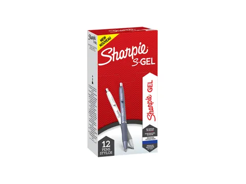 Gelpen Sharpie S-Gel Fashion Medium punt 0.7mm Assorti Blauwschrijvend
