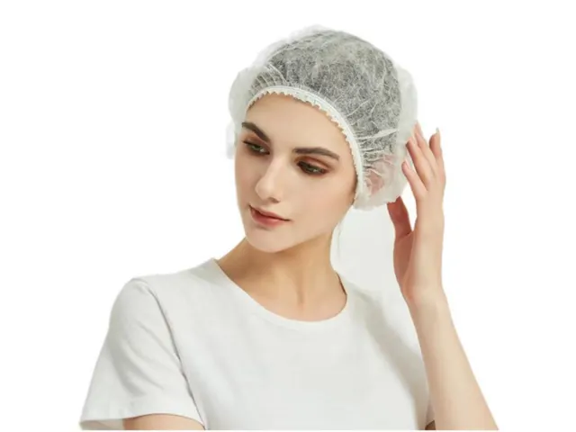 Intersafe cap PP haarnetje, wit, per doos van 100 stuks