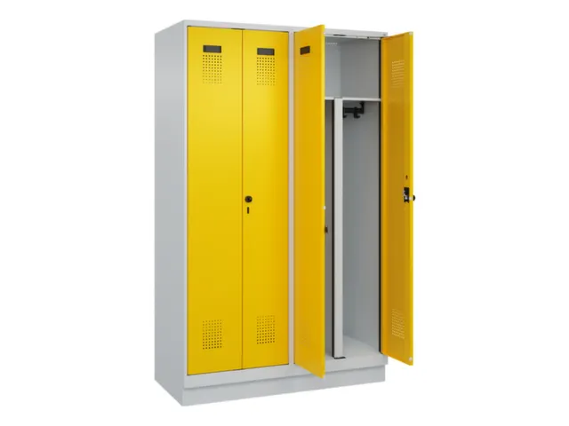PBM-locker,HxBxD 1950x1200x500mm,4vak,vak B 300mm,draaigrendel