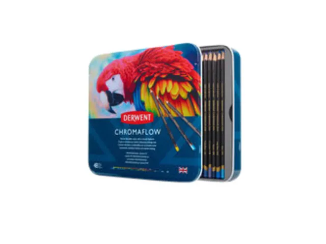 Kleurpotloden Derwent Chromaflow set à 48 kleuren