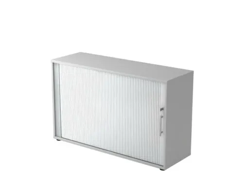 jaloeziedeurkast,HxBxD 748x1200x400mm,1xhouten vloer,2 OH,romp grijs