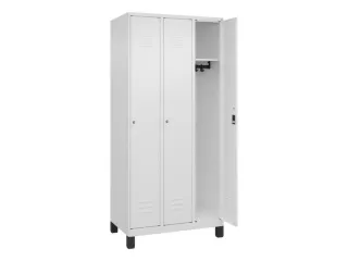 locker,HxBxD 1950x900x500mm,3vak,vak B 300mm,cil.-slot,voeten - 2