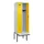 locker met bank,HxBxD 2120x600x815mm,2vak,vak B 300mm,cilinderslot