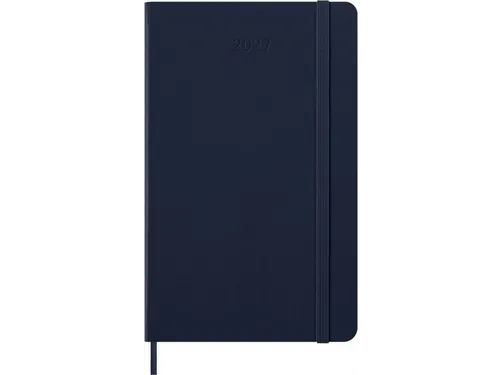 Agenda 2027 Moleskine 12M Weekly 7dag/1pagina large hc sapphire blue