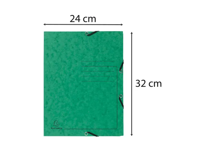 Elastomap3 klep. ged ruckt 355g groen