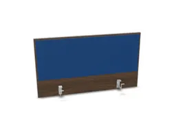 opzetpaneel bureau aanbouw achter NV bruin hickory blauw 1000mm