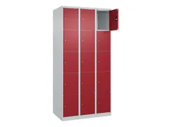 lockerkast,HxBxD 1850x900x500mm,3x5vakken,vak B 300mm,cil.-slot