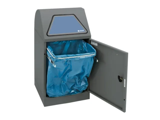 conteneur de tri sélectif non inflammable 1x45l HxlxP 800x400x380mm