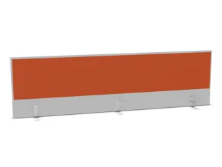 opzetpaneel bureau aanbouw achter MP-lichtgrijs BN3012-oranje 2000mm - 1