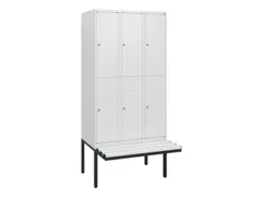 Dubbeldekse dekenkist,HxBxD 1950x900x815mm,3x2vak.,vak B 300mm