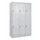 dubbeldekse locker,HxBxD 1950x1200x500mm,3x2vak.,vak B 400mm