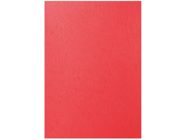 Voorblad Gbc A4 Lederlook Rood 250 Gram