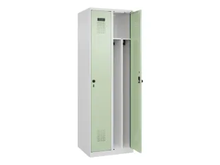 locker voor scheiding van kleding,HxBxD 1850x600x500mm,2vak - 1
