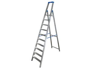 Ladder Aluminium Bordes H 2 35M 10Treden Incl. Bordes - 1