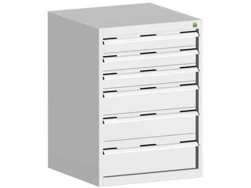 ladekast HxBxD 900x650x525mm 6laden romp RAL7035 front RAL7035