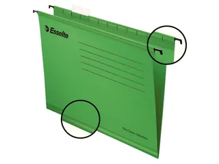 Hangmap Classic verticaal folio V-bodem groen - 6