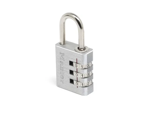 Hangslot MasterLock combi aluminium 30mm