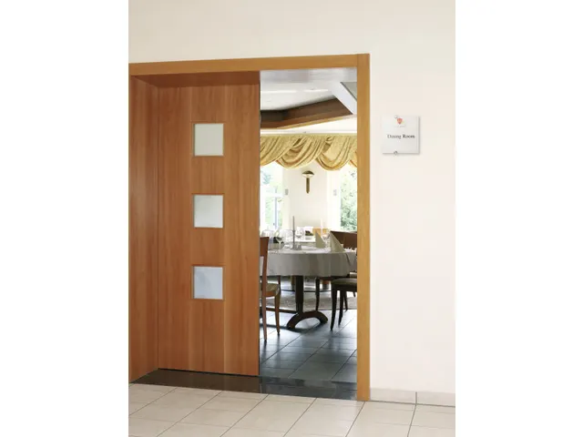 Plaque de porte Crystal Sign 210x210mm Transparent