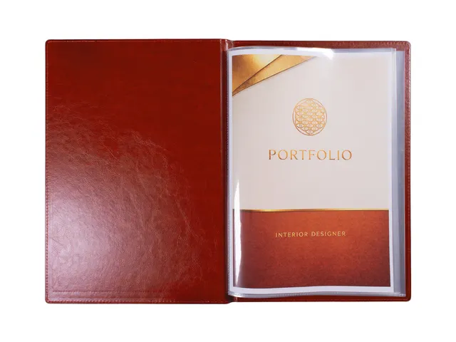 Showalbum Multo Hannibal A4 20 tassen cognac kunstleder