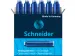 Inktpatroon Schneider Blauw 6 stuks
