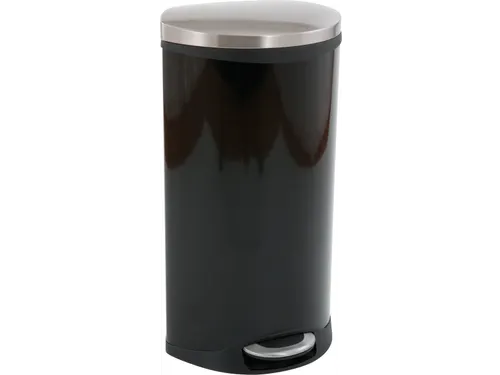 Pedaalemmer Shell Bin 30 Liter Zwart