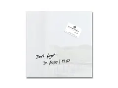 Glasmagneetbord Sigel Artverum 30x30x1.5cm Wit