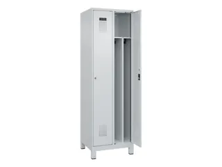 locker voor scheiding van kleding,HxBxD 1950x600x500mm,2vak - 1
