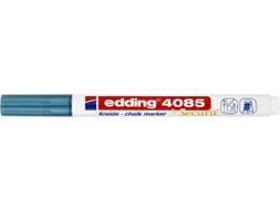 Krijtstift edding by Securit 4085 rond 1-2mm blauw metallic