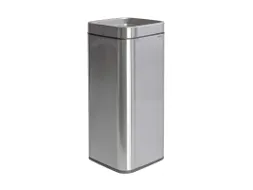 9503094 Afvalbak MAULprime 30L edelstaal 25.1x25.1x60.4cm zilver