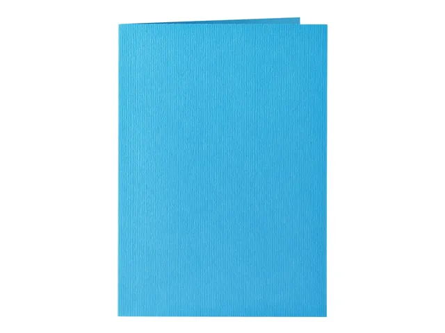 Correspondentiekaart Papicolor dubbel 105x148mm hemelsblauw pak 6 st