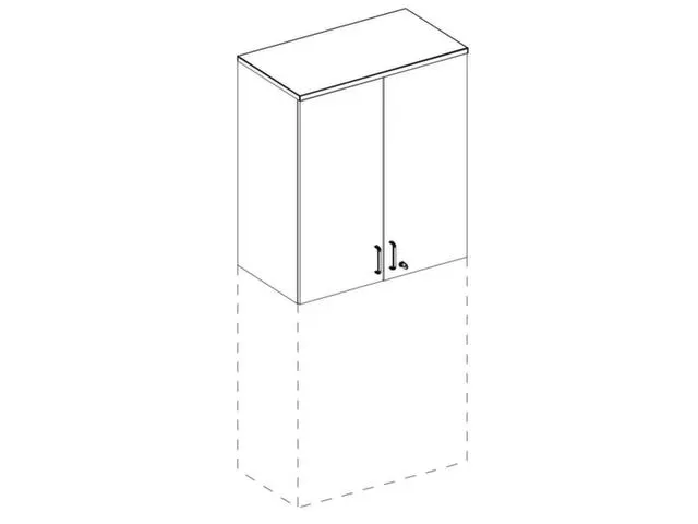 Armoire superposable,MS-gris foncé